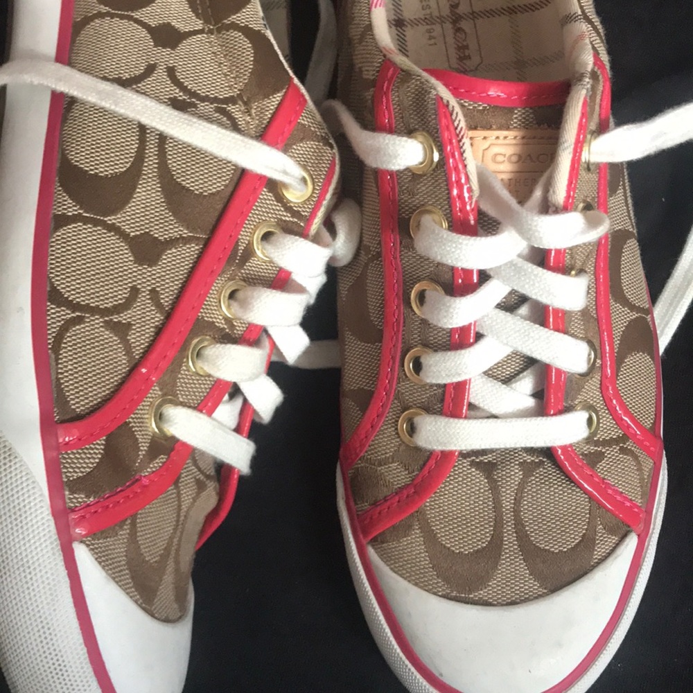 Pink Coach Sneakers 💕